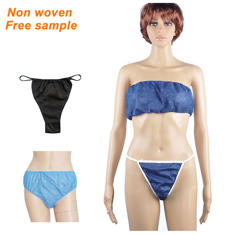 Disposable Underwear Women Spa  Disposable Spa Bra Underwear